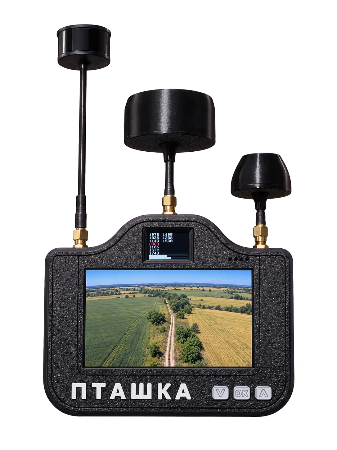 Nešiojamasis dronų detektorius Ptashka
