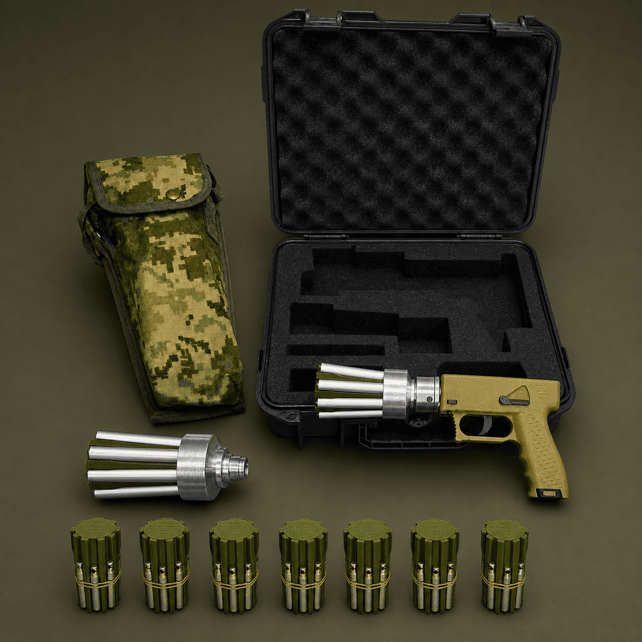 Handheld net launcher